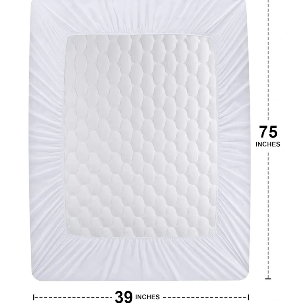 NWT Utopia Bedding Waterproof Mattress Protector Twin Mattress Pad
